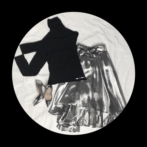 Silver party skirt - Picture 4 of 8